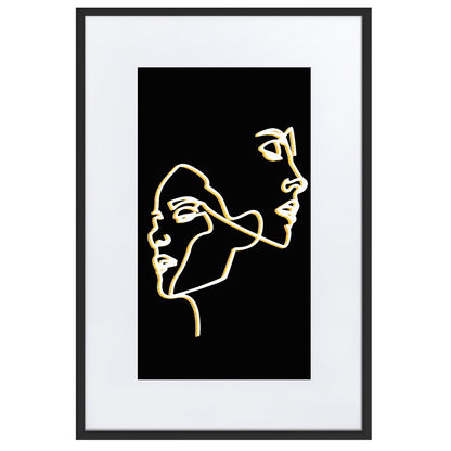 Changing Faces Framed Print