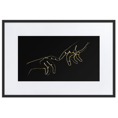 Finger Touch Framed Print