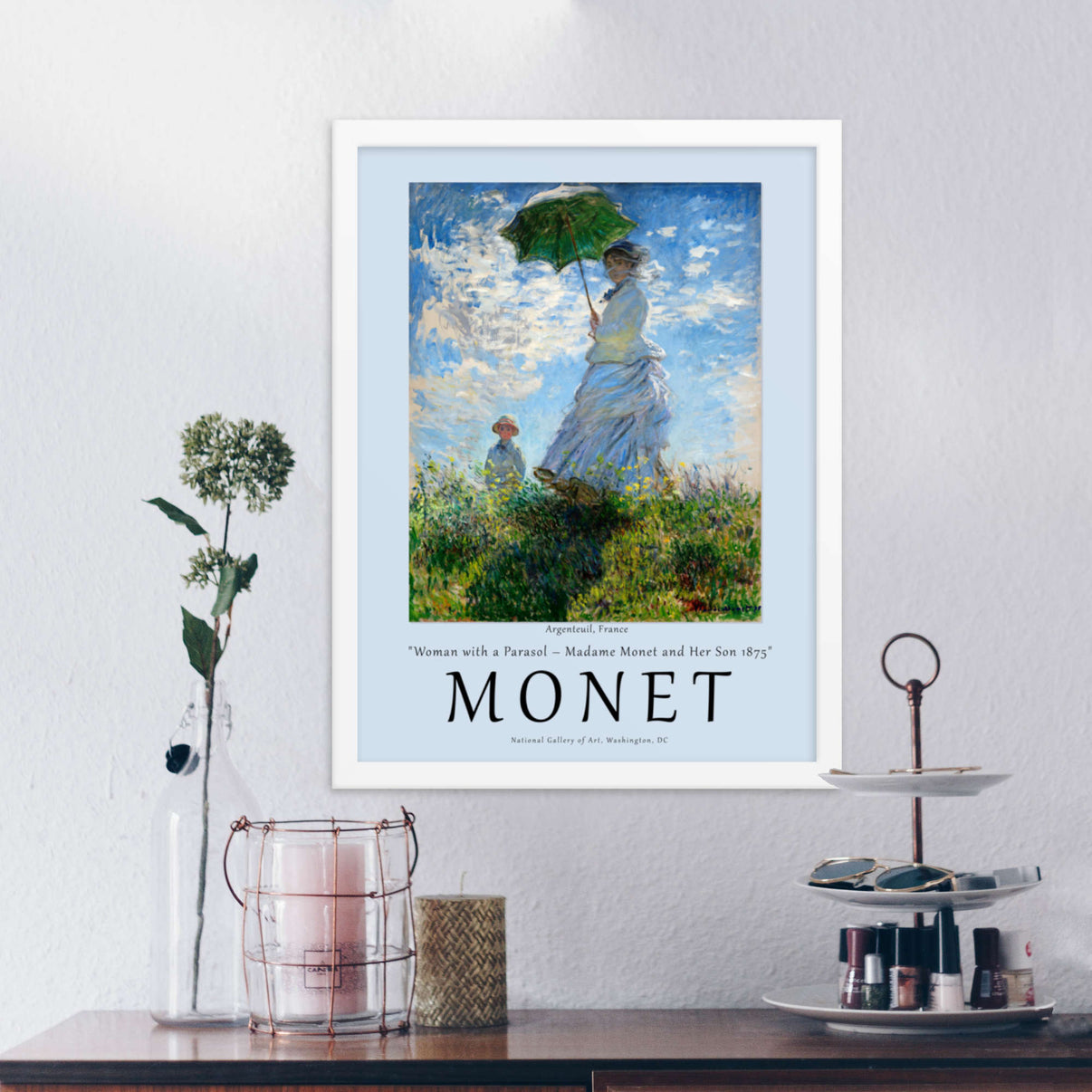 Woman with Parasol – Monet