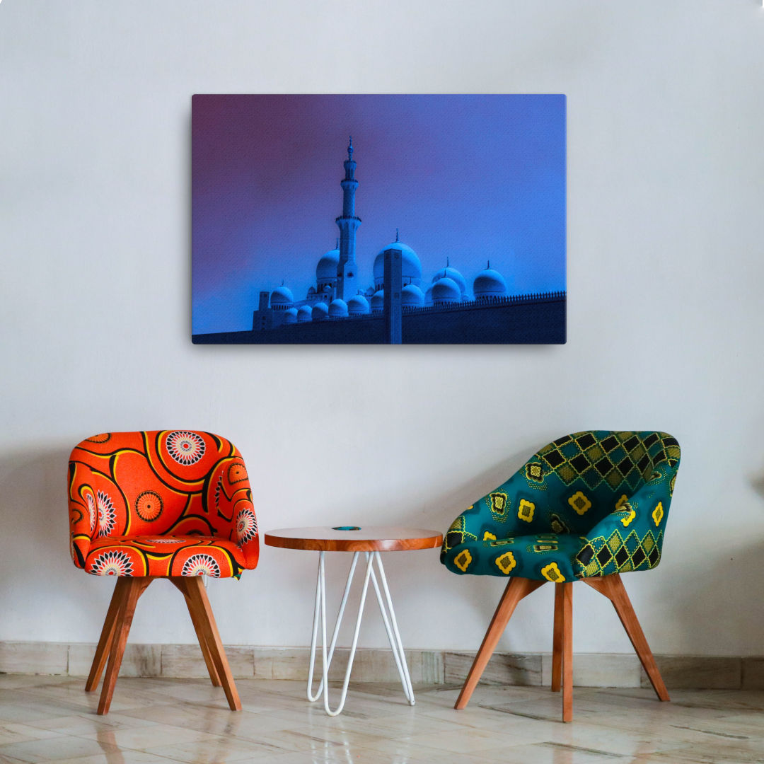 Sheikh Zayed Grand Mosque Canvas Print