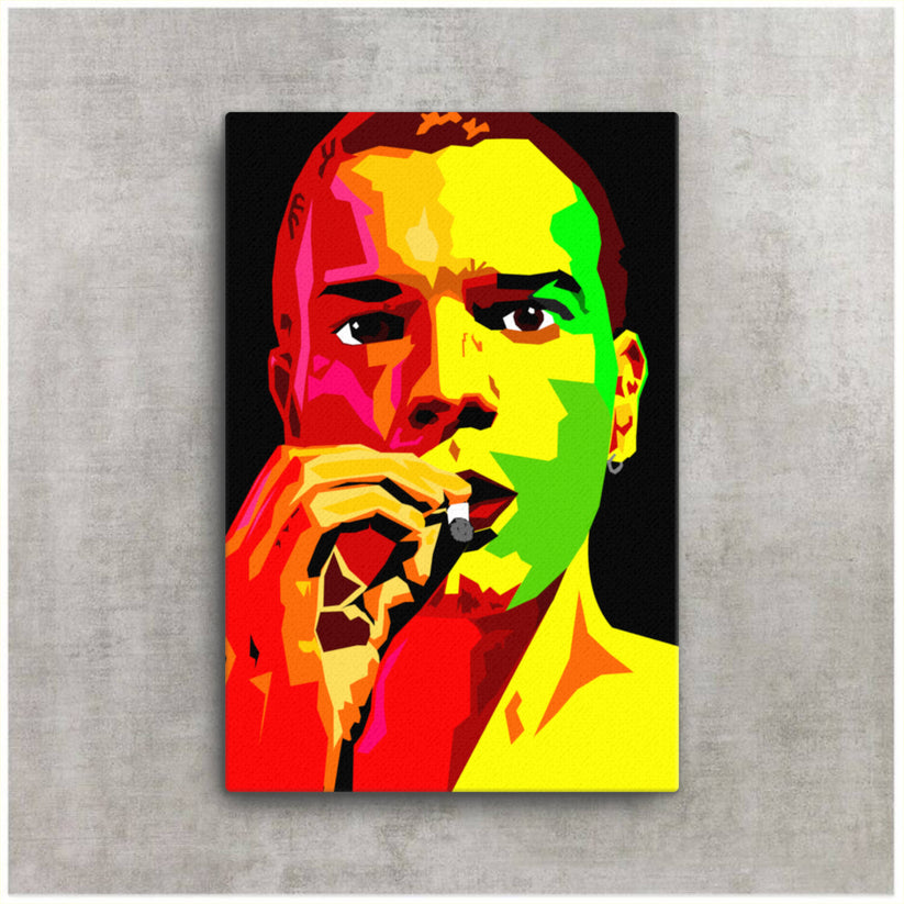 WPAP Renton from Trainspotting Canvas Print