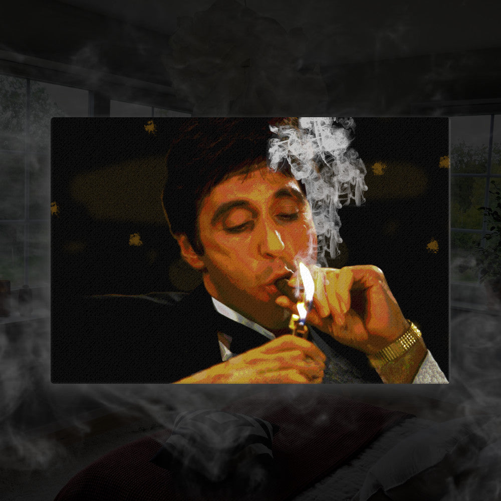 tony montana scarface canvas art