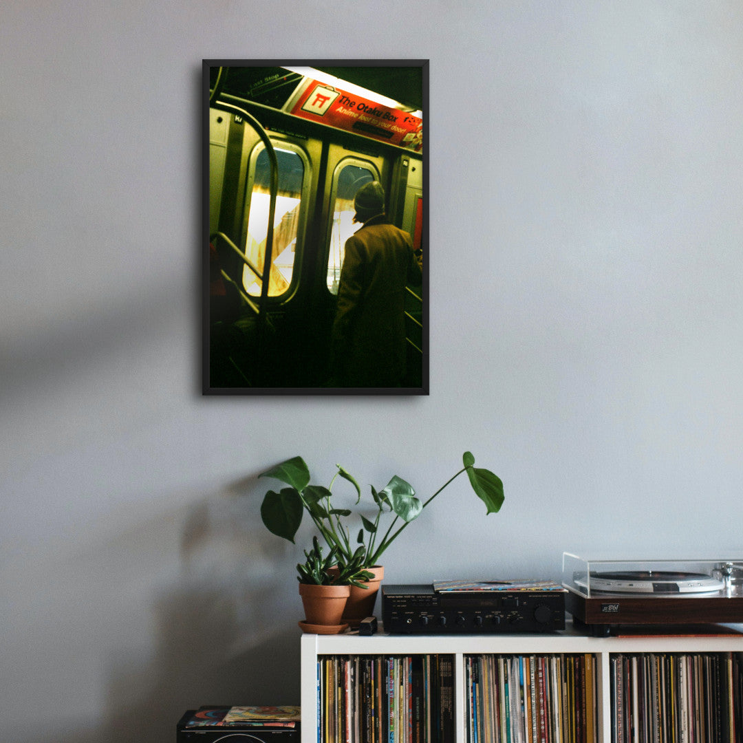 subway framed wall art print 