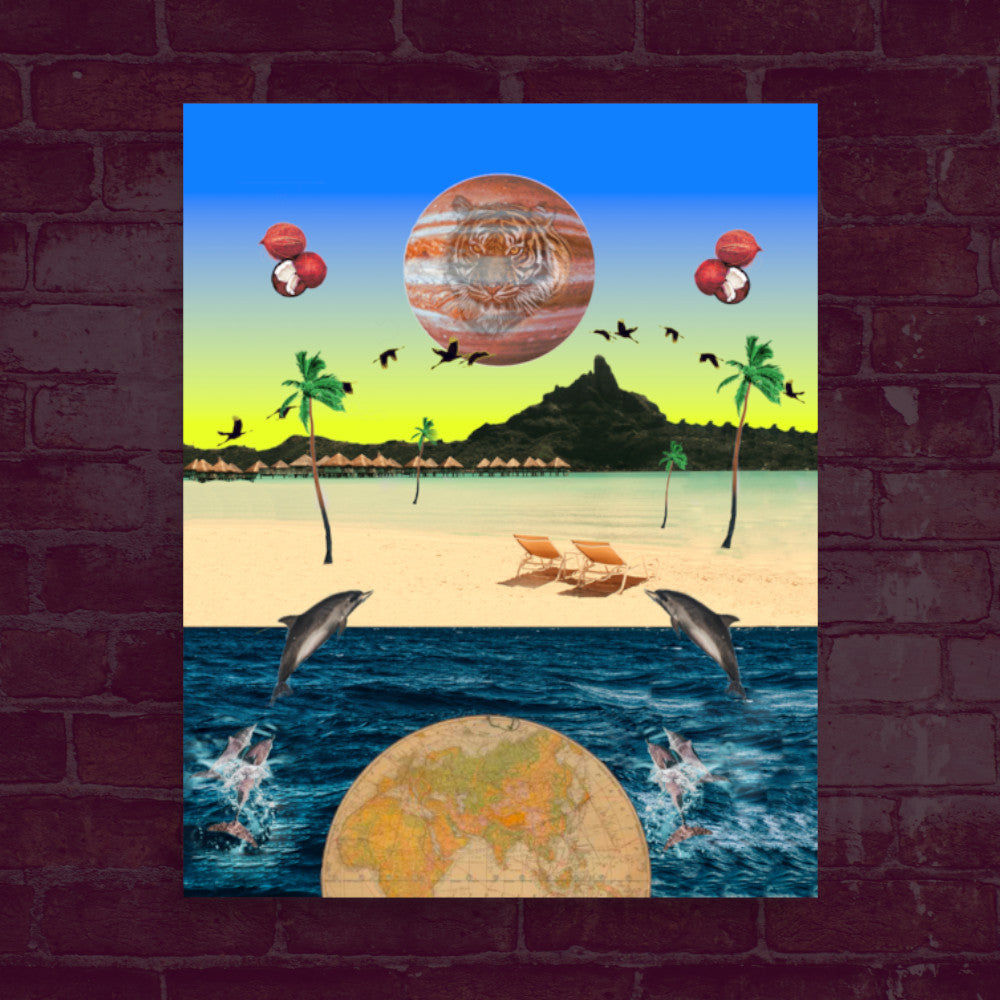 Trip Beach Poster Print