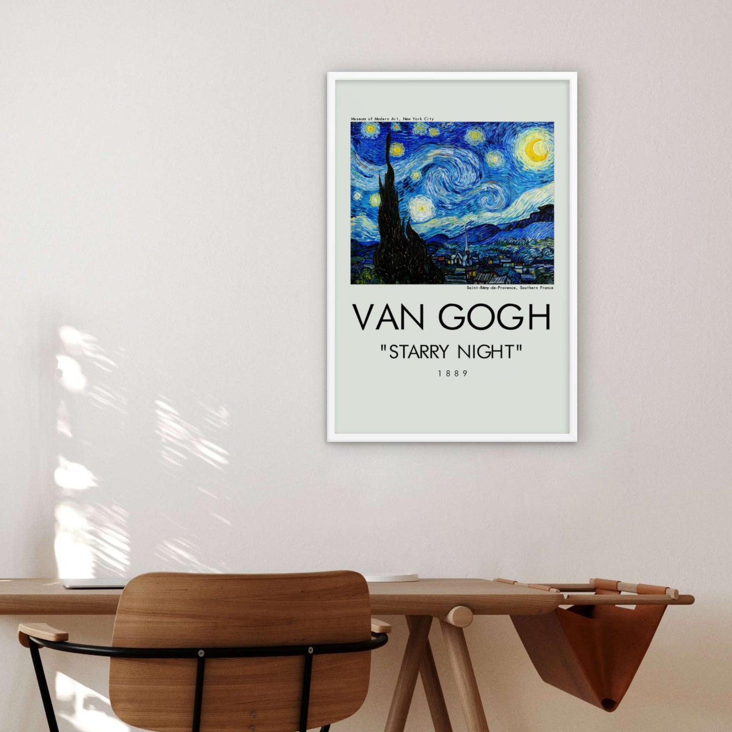 Starry Night by Vincent Van Gogh Framed poster