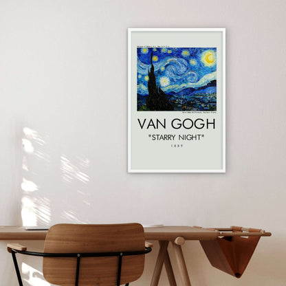 Starry Night by Vincent Van Gogh Framed poster