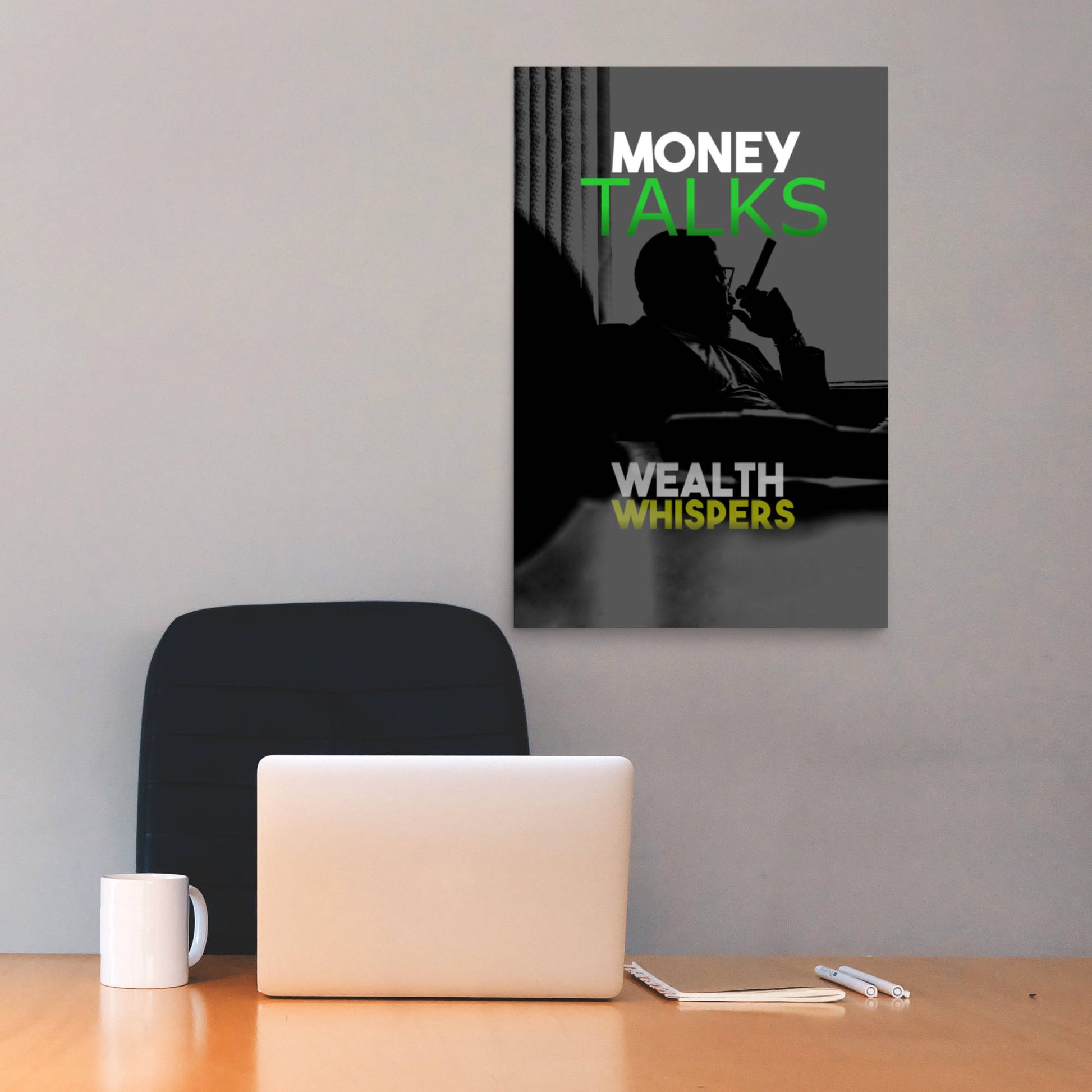 money motivation wall art print 