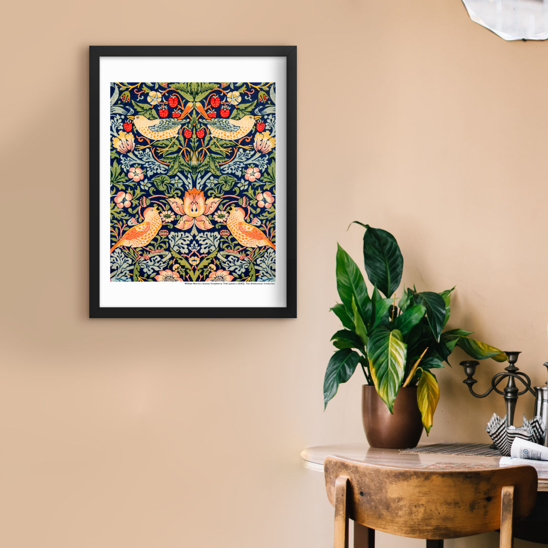 Strawberry Thief - William Morris Framed Print